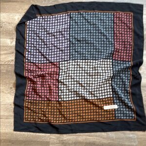 Colorful Checkered Scarf YSL